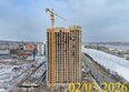 Суриков, дом 1: Ход строительства 2 марта 2026