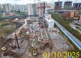 Нанжуль-Солнечный, дом 12: Ход строительства 1 октября 2025