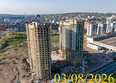 Суриков, дом 1: Ход строительства 3 августа 2026