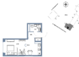 Страна.Тополевая, корпус 2: Планировка Студия 29,42 м²