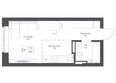 12 дворов, дом 1: Планировка Студия 26,5 м²