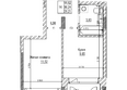 Комсомольский проспект, дом 2: Планировка 1-комн 30,2 м²