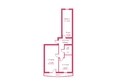 Гагаринский, 2 этап: Планировка трехкомнатной квартиры 71,6 кв.м