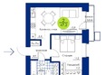 Вита-парк, 1 оч. 5 корпус: Планировка 2-комн 47,2 м²