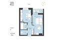 RETROcity 2.0: Планировка 1-комн 36 м²