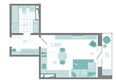 КБС. Берег, дом 7 строение 5: Планировка 1-комн 39,9 м²