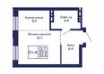 Сила леса, корп 2: Планировка Студия 30,5, 30,6 м²
