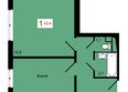 КБС. Берег, дом 7 строение 2: Планировка 1-комн 42,4 м²