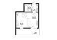 Мелодия, дом 1: Планировка 1-комн 31,8 м²