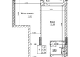 Комсомольский проспект, дом 2: Планировка 1-комн 31,6 м²