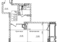 Чернышевский, корп 3.3: Планировка Студия 38,7 м²