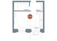 19/56 Кварталы Телецентра, сек 2: Планировка Студия 26 м²