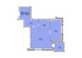 Успенский-2: Планировка однокомнатной квартиры 43,69 кв.м