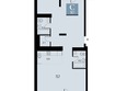 Беринг, дом 2: Планировка Студия 92,1 м²