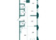 Бродский, 1-я очередь: Планировка 4-комн 114,64 - 116,89 м²