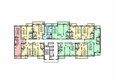 Матрешкин двор, 105, дом 1, сек 3: План типового этажа 3 секции