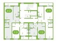 Ботаника: Типовой план этажа 2 подъезд