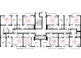 Тихие кварталы, 1 этап дом 3.1  : Типовой план этажа