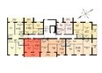 Дружный-3, дом 14: Блок-секция 1. Планировка типового этажа