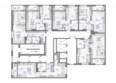 Прогресс-квартал Перемены, дом 2: Типовой план этажа 2 подъезд
