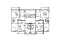 Регата , дом 11: Блок-секция 1. Планировка типового этажа