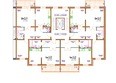 Березовая роща, 1 очередь дом 70е: Блок-секция 4 (подъезд 2). Планировка 4-8 этажа