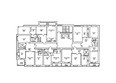 Парковый, блок-секция 3: Блок-секция 2. Планировка типового этажа
