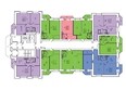 Снегири, дом 4: Типовой план этажа