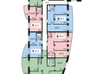 Орбита, 1 очередь: секция 3, 2-9 этаж