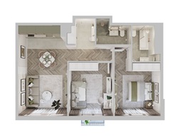 Продается 2-комнатная квартира ЖК ЦЕНТР-ПАРК на Волочаевской, 65.94 м², 17800000 рублей