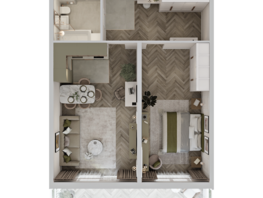 Продается 2-комнатная квартира ЖК Аллея Парк, 2 этап, 66.86 м², 7889480 рублей