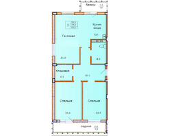 Продается 3-комнатная квартира ЖК Сибирский Двор, дом 6, 83  м², 8051000 рублей