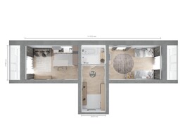 Продается 3-комнатная квартира ЖК Три поколения, дом 12, 66.4  м², 7901600 рублей