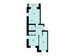 Продается 3-комнатная квартира ЖК Бердские кварталы, дом 2.2, 67.1  м², 5650000 рублей