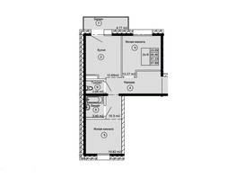 Продается 2-комнатная квартира ЖК Восточный, 57.89  м², 8394050 рублей
