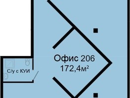 Продается Офис Октябрьская ул, 172.4  м², 16722800 рублей