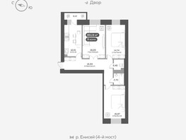 Продается 3-комнатная квартира ЖК Академгородок, дом 8, 83.13  м², 11900000 рублей