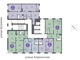 Продается 4-комнатная квартира ЖК Прогресс-квартал Перемены, дом 1, 90.6  м², 11325000 рублей