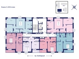Продается 3-комнатная квартира ЖК Univers (Универс), 2 квартал, 77.3  м², 10783350 рублей