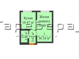 Продается 1-комнатная квартира ЖК Сказочный, дом 1, 36.16  м², 4500000 рублей