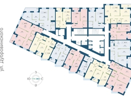 Продается 1-комнатная квартира ЖК Суриков, дом 1, 49 м², 9261000 рублей