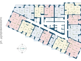 Продается 1-комнатная квартира ЖК Суриков, дом 1, 50.2 м², 9487800 рублей
