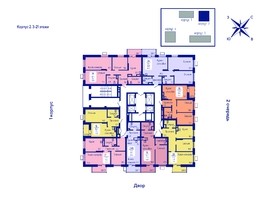 Продается 2-комнатная квартира ЖК Univers (Универс), 3 квартал, 55.9  м², 7658300 рублей