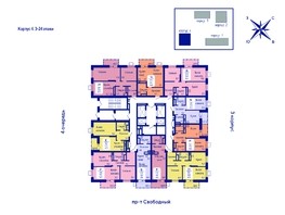 Продается 2-комнатная квартира ЖК Univers (Универс), 3 квартал, 57.7  м², 7904900 рублей