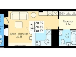 Продается Студия ЖК На Дудинской, дом 5, 31  м², 5350000 рублей