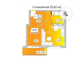 Продается 2-комнатная квартира ЖК Солар, 36  м², 3750000 рублей