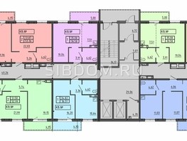 Продается 2-комнатная квартира ЖК Аринский, дом 1 корпус 3, 62.55  м², 6250000 рублей