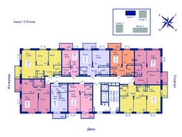 Продается 1-комнатная квартира ЖК Univers (Универс), 3 квартал, 45.7  м², 7152050 рублей