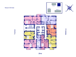 Продается 2-комнатная квартира ЖК Univers (Универс), 3 квартал, 69.9  м², 9646200 рублей