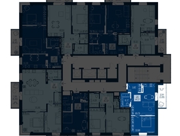 Продается 2-комнатная квартира ЖК АЭРОCITY (Аэросити), дом 3, 44.21  м², 7515700 рублей